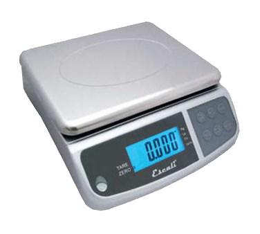 San Jamar SCDGM66 Escali 66 Lb Square Digital Scale With Removable Platform, Stainless Steel, NSF