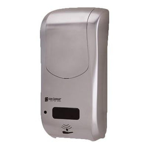 San Jamar SH970SS Summit Rely Hybrid Electronic Touchless Soap Dispenser, Stainless Look