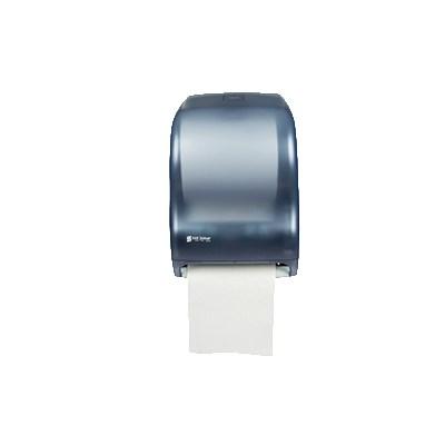 San Jamar T1300TBL Tear-N-Dry Classic Towel Dispenser, Translucent Arctic Blue