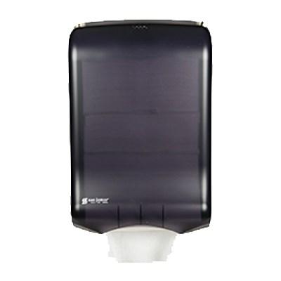 San Jamar T1700TBK Ultrafold Paper Towel Dispenser, Translucent Black Pearl