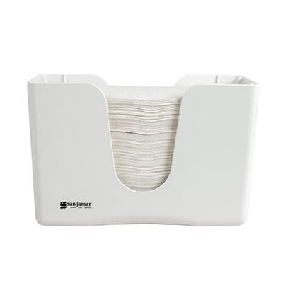 San Jamar T1720WH Towel Dispenser, Translucent White