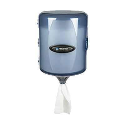 San Jamar T410TBL Towel Dispenser, Translucent Artic Blue