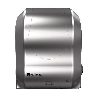 San Jamar T7470SS Simplicity Essence Hands Free Summit Towel Dispenser, Stainless Steel-Look