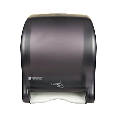 San Jamar T8400TBK Smart Essence Classic Towel Dispenser, Translucent Black Pearl