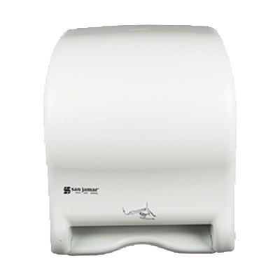 San Jamar T8400WH Smart Essence Classic Towel Dispenser, Translucent White