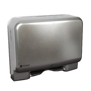 San Jamar T8408SSUNV Smart System Towel Dispenser, Stainless Steel-Look