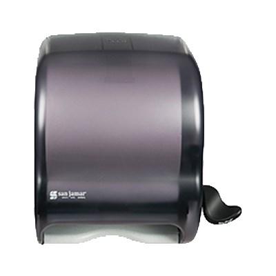 San Jamar T950TBK Classic Element Paper Towel Dispenser, Translucent Black Pearl