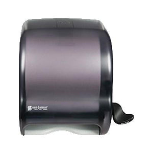 San Jamar T950TBK Classic Element Paper Towel Dispenser, Translucent Black Pearl