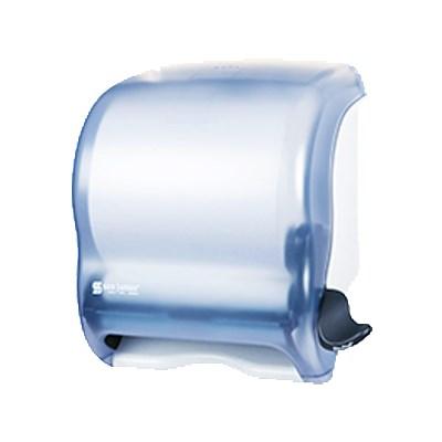 San Jamar T950TBL Classic Element Paper Towel Dispenser, Translucent Arctic Blue