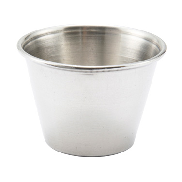 Winco SCP-25 Sauce Cup, 2-1/2 oz., round, stainless steel