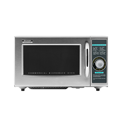 Sharp R-21LCFS Microwave Oven, Medium Duty, 1000 watts, 1.0 cu. ft. Capacity, NSF