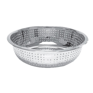 Thunder Group SLCIL11L 11" Chinese Colander, Perforated w/ 4.5mm Holes