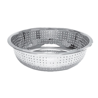 Thunder Group SLCIL11S 11" Chinese Colander, Perforated w/ 2 mm Holes