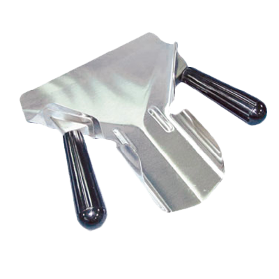 Thunder Group SLFFB001 French Fry Scoop, Dual Removable Plastic Handles, Stainless Steel