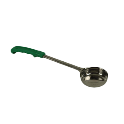 Thunder Group SLLD004A 4 oz Stainless Steel Solid Green Handle Portion Controller