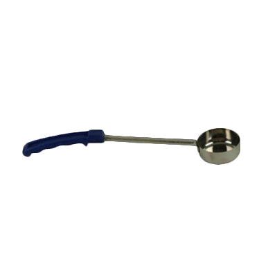 Thunder Group SLLD008A 8 oz Stainless Steel Solid Blue Handle Portion Controller