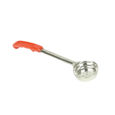 Thunder Group SLLD102PA 2 oz Stainless Steel Perf. Red Handle Portion Controller