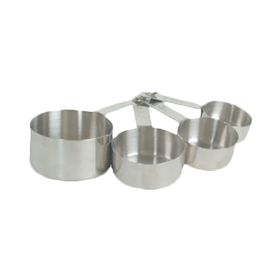 Thunder Group SLMC2414 4-Piece Stainless Steel Measuring Cup Set