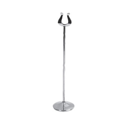 Thunder Group SLMH018 18" Tall Stainless Steel Harp Style Table Card Stand