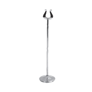 Thunder Group SLMH018 18" Tall Stainless Steel Harp Style Table Card Stand