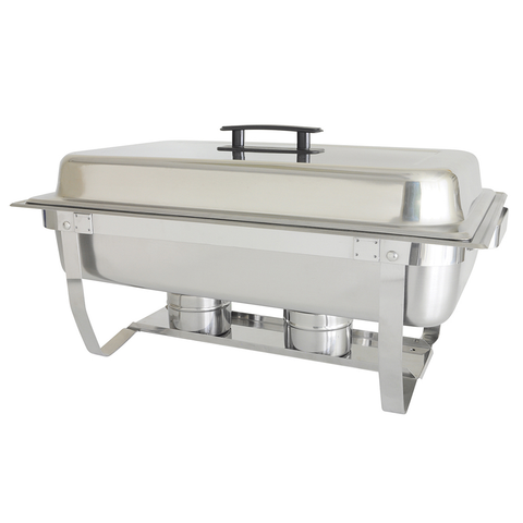 Thunder Group SLRCF001F 8 Qt Chafer Stainless Steel w/ Foldable Frame