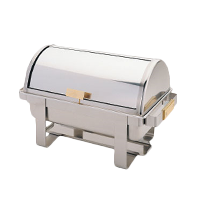 Thunder Group SLRCF0171G Roll Top Chafer with Gold Handles 8 Qt.
