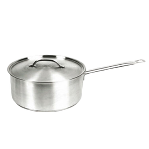 Thunder Group SLSSP076 7-5/8 Qt Stainless Steel Induction Sauce Pan