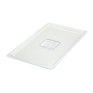 Winco SP7100S Poly-Ware™ Food Pan Cover, 1/1 size, solid, with handle, polycarbonate, NSF