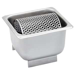 Winco SPBR-604 Butter Spreader, 7" x 6-3/8", includes: 1/6 size pan & removable perforated roller, designed for countertop, stainless steel