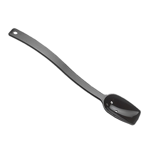 Cambro SPOP10CW110 Salad Spoon, 3/4 oz., 10, perforated, hanging hole, polycarbonate, black, NSF