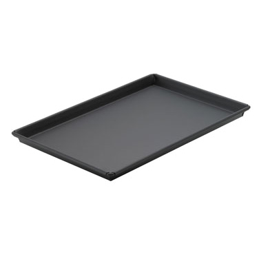 Winco SPP-1218 Sicilian Pizza Pan, 12" x 18" x 1", rectangular, tapered design, fully nesting, non-stick coating, heavyweight cold rolled steel