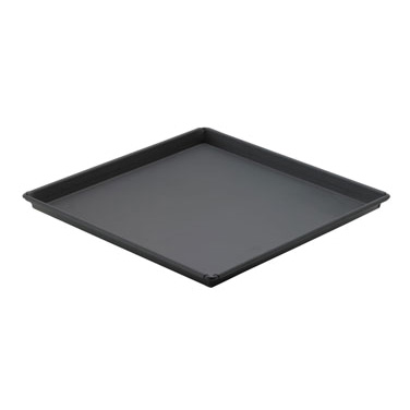 Winco SPP-1616 Sicilian Pizza Pan, 16" x 16" x 1", square, tapered design, fully nesting, non-stick coating, heavyweight cold rolled steel