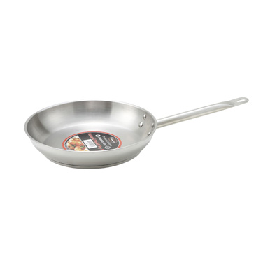 Winco SSFP-11 11" Stainless Steel Fry Pan