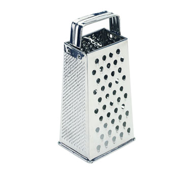 Crestware SSG4 Grater tapered four sided nested 18/8 stainless steel