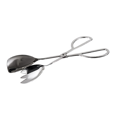 Winco ST-105SF 10.5"L Stainless Salad Tongs