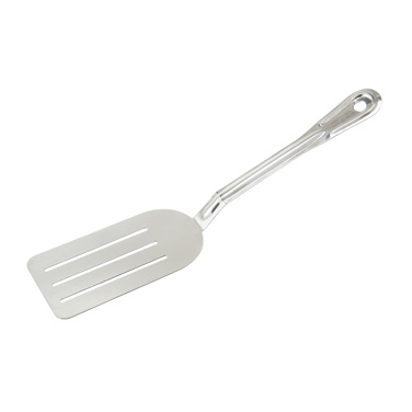 Winco STN-8 Turner, 14", slotted, stainless steel