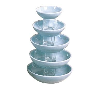 Thunder Group 3955 9 oz Blue Jade Pattern Melamine Bowl