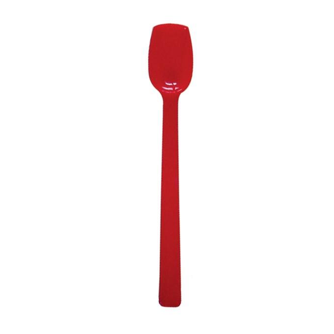 Thunder Group PLBS010RD Polycarbonate Solid Buffet Spoon, 10"L, 3/4 Oz Red, NSF