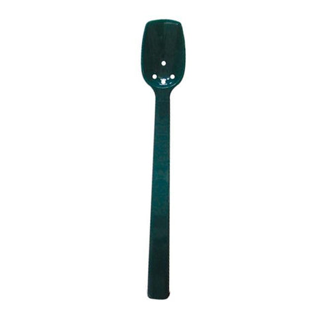 Thunder Group PLBS110GR Polycarbonate Perforated Buffet Spoon, 10"L 3/4 Oz Green, NSF