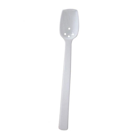 Thunder Group PLBS110WH Polycarbonate Perforated Buffet Spoon, 10"L 3/4 Oz White, NSF
