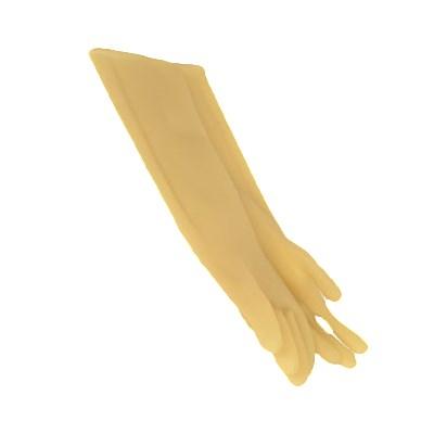 Thunder Group PLGL003 9.5" x 16" Extra Large Yellow Latex Dishwashing Glove