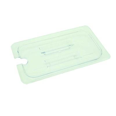 Thunder Group PLPA7130CS Third Size Slotted Cover For Polycarbonate Food Pan