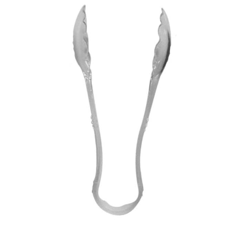 Thunder Group PLSGTG006CL Polycarbonate Scallop Grip Tongs, 6" Clear, NSF