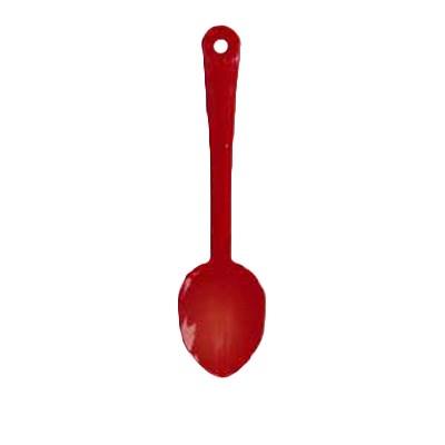 Thunder Group PLSS211RD Serving Spoon, 13", Solid, Dishwasher Safe, Polycarbonate, Red, NSF