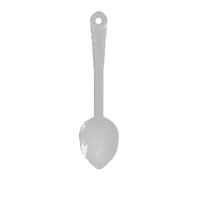 Thunder Group PLSS211WH Serving Spoon, 13", Solid, Dishwasher Safe, Polycarbonate, White , NSF