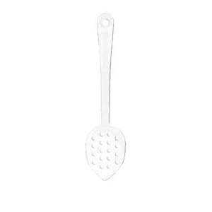 Thunder Group PLSS213CL Serving Spoon, 13", Perforated, Dishwasher Safe, Polycarbonate, Clear, NSF
