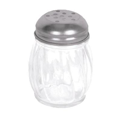 Thunder Group PLTWCS006 6 Oz Cheese Shaker, Perforated Swirl Polycarbonate