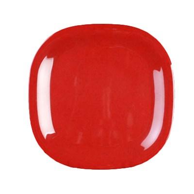 Thunder Group PS3008RD Passion Red 8-1/4" Round Square Plate