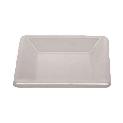 Thunder Group PS3204W Square Plate, 4", BPA Free, NSF