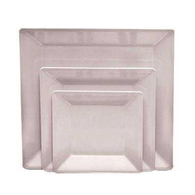 Thunder Group PS3208W Square Plate, 8-1/4", BPA Free, NSF